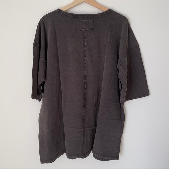 NEW Free People Care FP Harvey Tee In Washed Black - Picture 14 of 16
